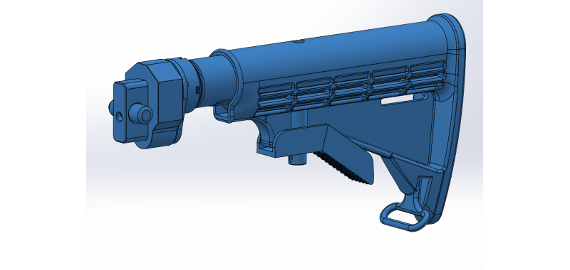 Lockhart Tactical UBS-12 Gen 3 Modular Quick Detach AR15 Buttstock Kit