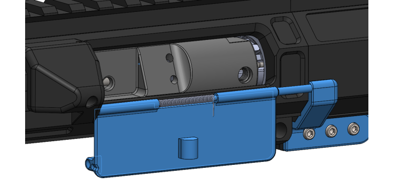 LTAC Raven Long Length Upper Dust Cover Door [7.62 NATO]