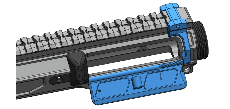 LTAC Raven Mid Length Upper Dust Cover Door [5.56 NATO]