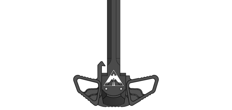 LTAC Talon Ambi Top Charging Handle - Mid Length [556] Gen 2 Latching