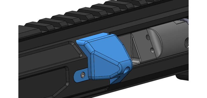 LTAC Raven Mid Length Upper Brass Deflector [5.56 NATO]