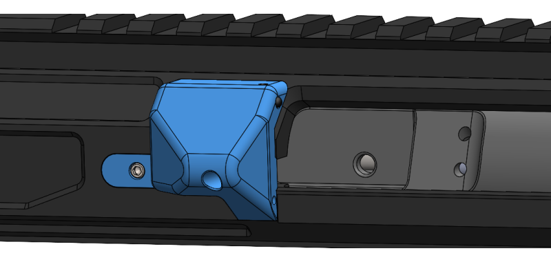 LTAC Raven Long Length Upper Brass Deflector [7.62 NATO]