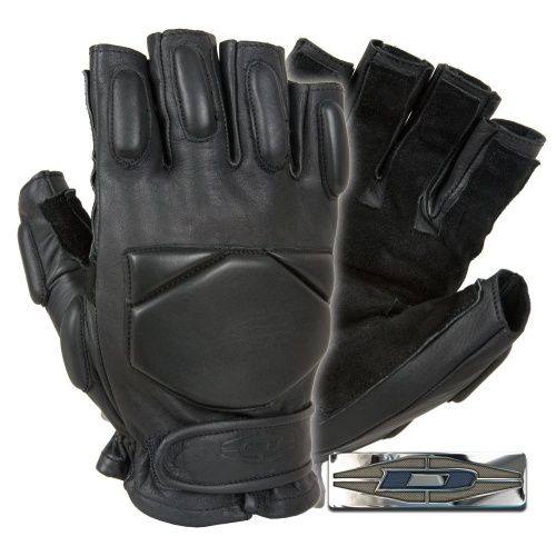 Responder™ - Leather gloves with reinforced palms (1/2 Finger)