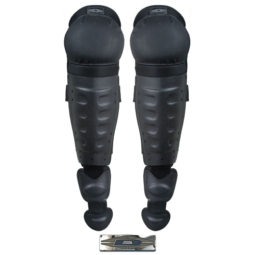 Hard Shell Knee/Shin Guards w/ Non-slip knee caps